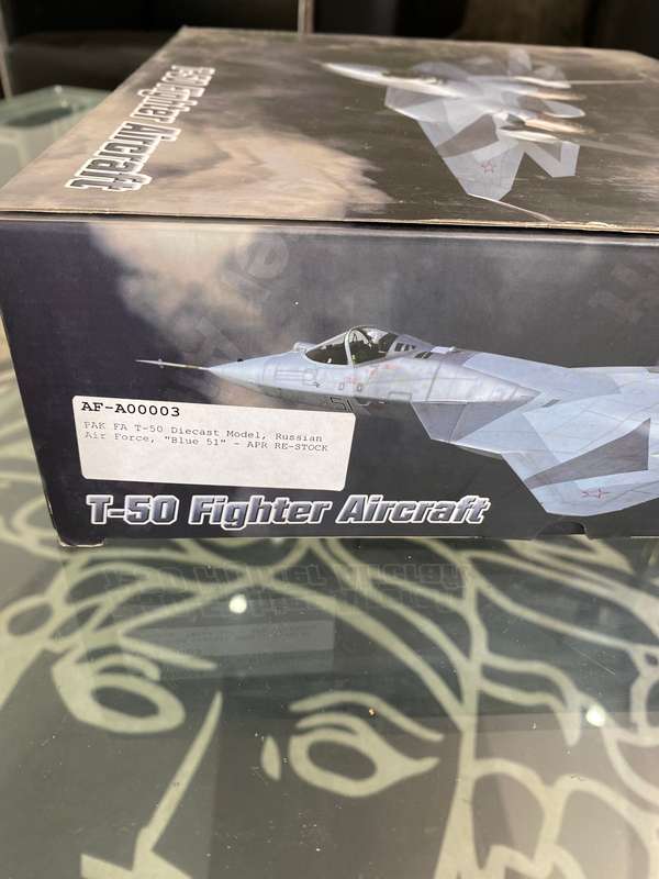 T50 Fighter aircraft in box scale 1/72 die cast model !!!!