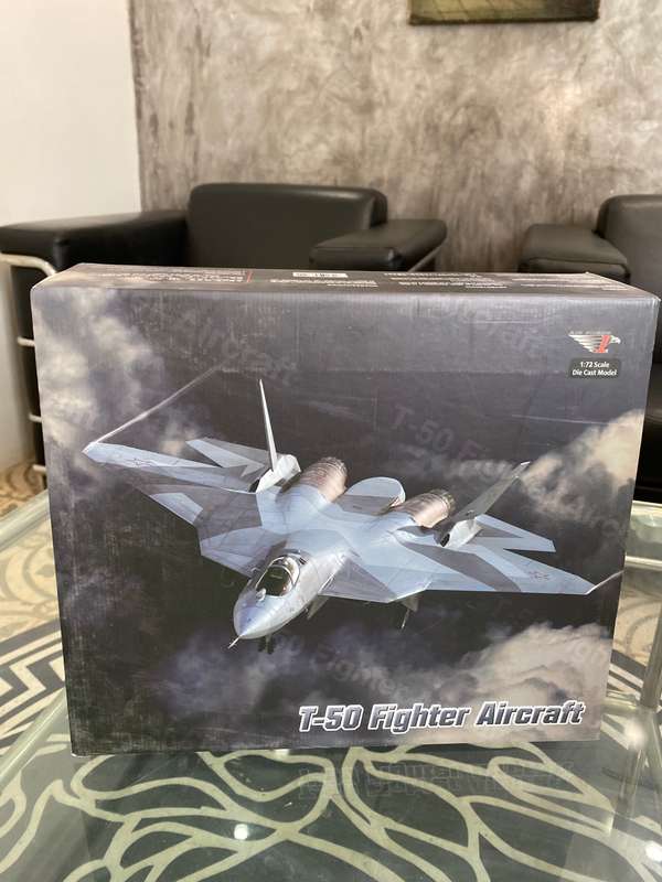 T50 Fighter aircraft in box scale 1/72 die cast model !!!!