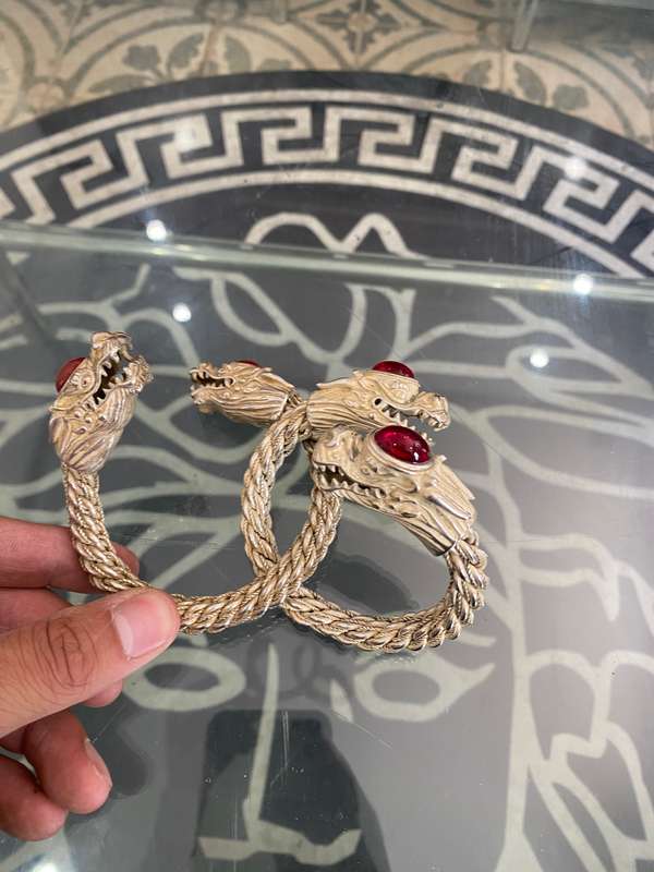 Highly detailed dragon bracelets bid for both adjustable!!!!