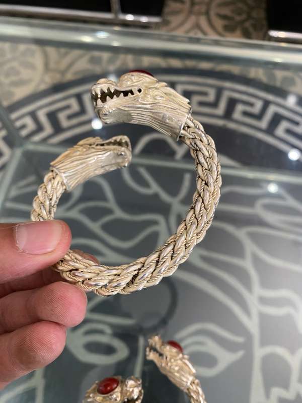 Highly detailed dragon bracelets bid for both adjustable!!!!