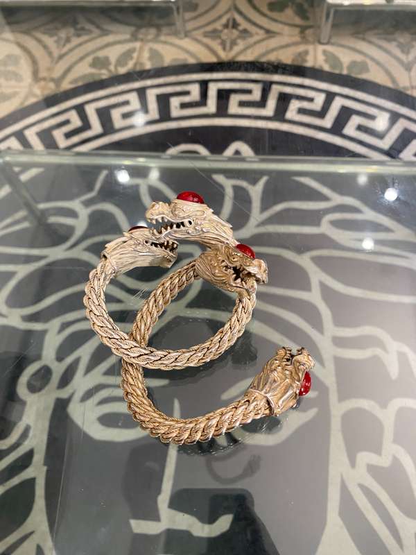 Highly detailed dragon bracelets bid for both adjustable!!!!