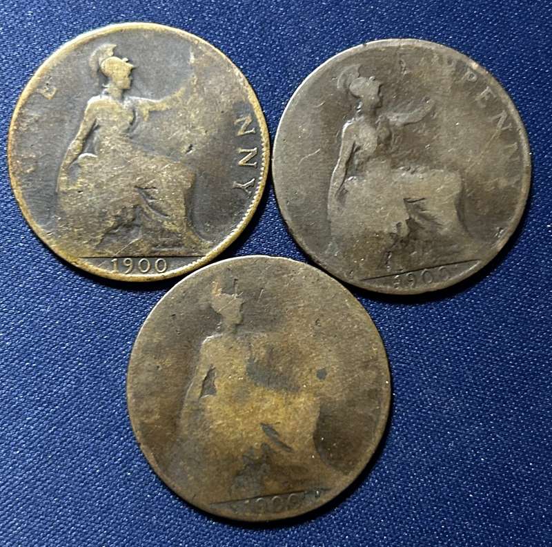 1900 One penny  victoria dei. gra. britt. regina. fid. def. ind. imp