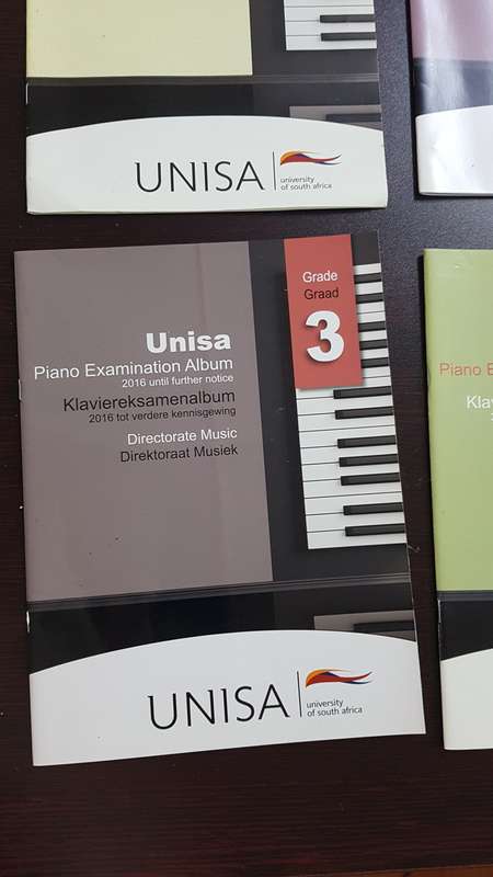UNISA Piano Examination & Practical Mucisianship Albums & Various Past Exam Papers & Memorandums