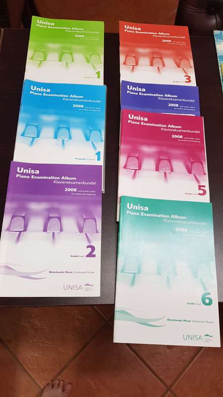 UNISA Piano Examination & Practical Mucisianship Albums & Various Past Exam Papers & Memorandums