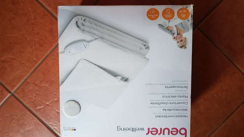 Beurer Heated Overblanket HD 75 White Cosy Large, 130cm x 180cm