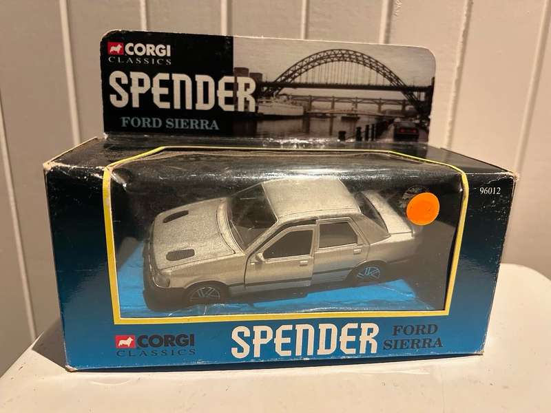 CORGi no 96012 The SPENDER TV show FORD SIERRA police car from the BBC TV Series dates 1995