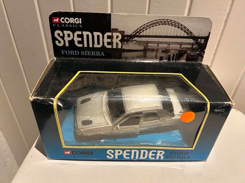 CORGi no 96012 The SPENDER TV show FORD SIERRA police car from the BBC TV Series dates 1995