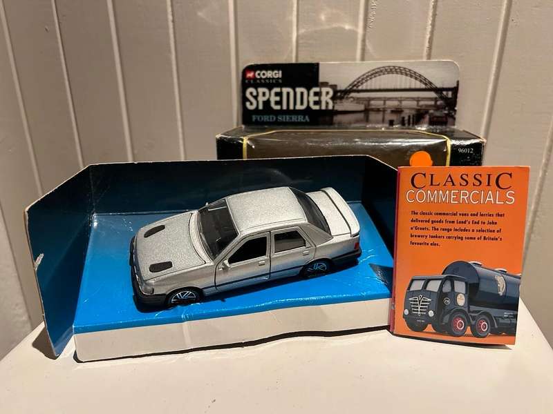 CORGi no 96012 The SPENDER TV show FORD SIERRA police car from the BBC TV Series dates 1995