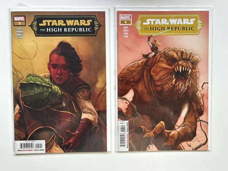 Star Wars High Republic No 1 - 7 Jan- Jul 2021. Lot of 7 all Near Mint
