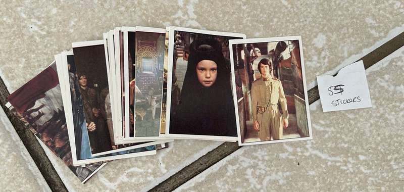 Vintage DUNE 1984 movie stickers lot of 215 by PANINI Italy