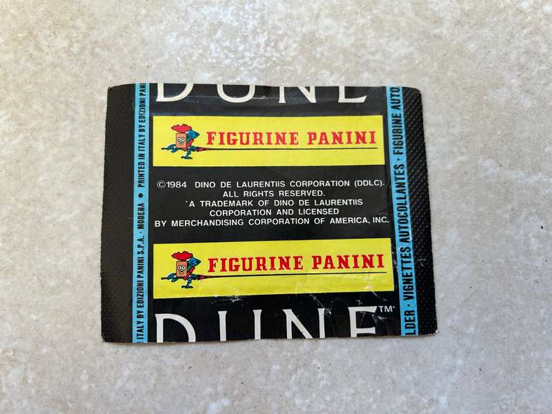 Vintage DUNE 1984 movie stickers lot of 215 by PANINI Italy