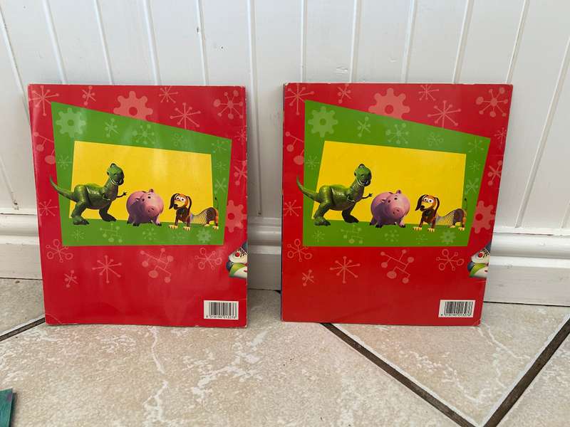 Two x South Africa Pixar Disney TOY STORY 2 empty Albums by PANINI Italy