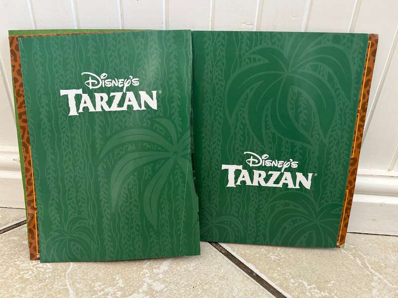 South Africa Walt Disney TARZAN album with 19 stickers by Panini Italy
