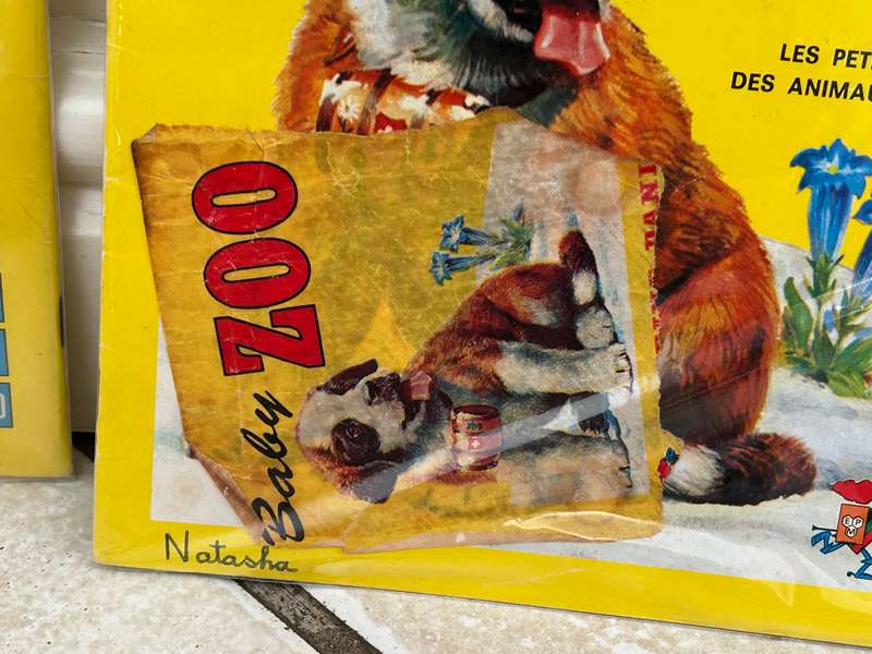 Two x 1976 BABY ZOO albums by Panini Italy