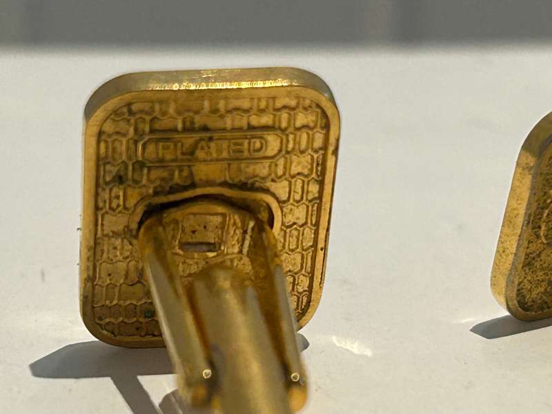 50 YEAR NEDBANK ANNIVERSARY 24 CT gold plated CUFFLINKS