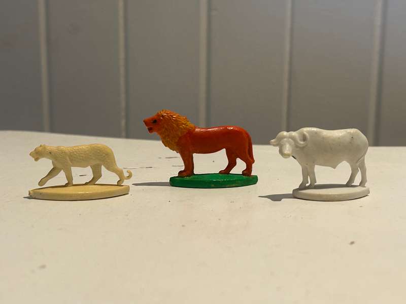 vintage 1960s Genuine South African COKE COCA COLA Soda drinks promotional Animal x 3 damaged figs