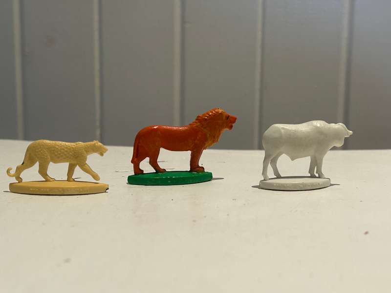 vintage 1960s Genuine South African COKE COCA COLA Soda drinks promotional Animal x 3 damaged figs