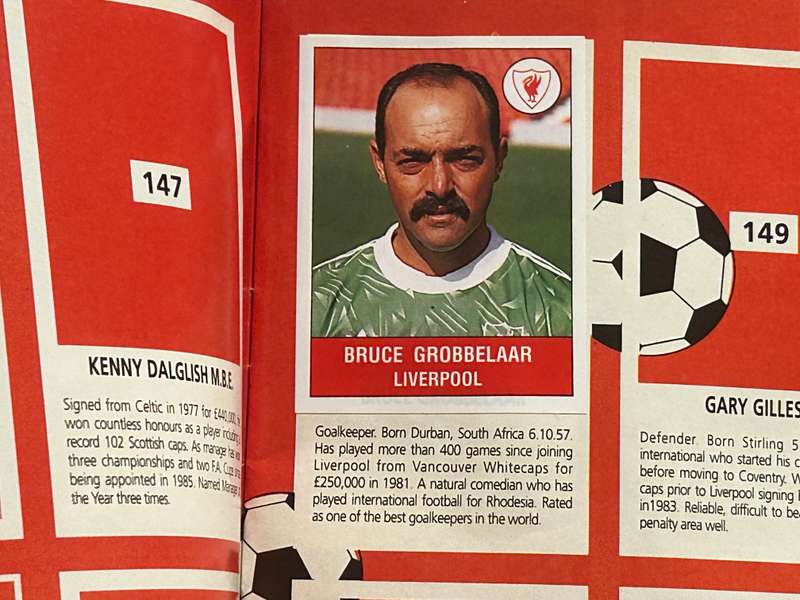 FOOTBALL 1991 British Football League clubs Panini Italy sticker album