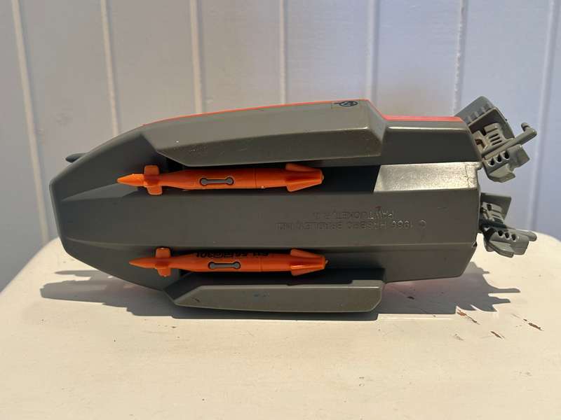 Vintage GI Joe DEVIL FISH action figure scale vehicle from 1986 sixth series by Hasbro Toys