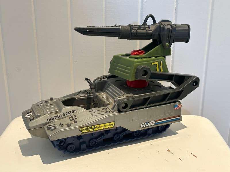 Vintage GI Joe Battleforce 2000 PULVERIZER action figure scale vehicle 1989 eighth series Hasbro