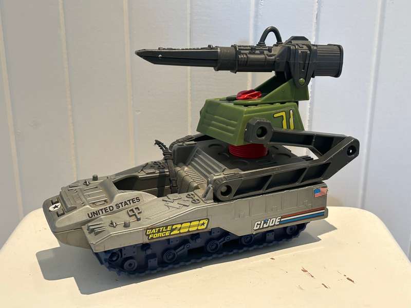 Vintage GI Joe Battleforce 2000 PULVERIZER action figure scale vehicle 1989 eighth series Hasbro