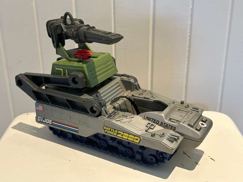 Vintage GI Joe Battleforce 2000 PULVERIZER action figure scale vehicle 1989 eighth series Hasbro