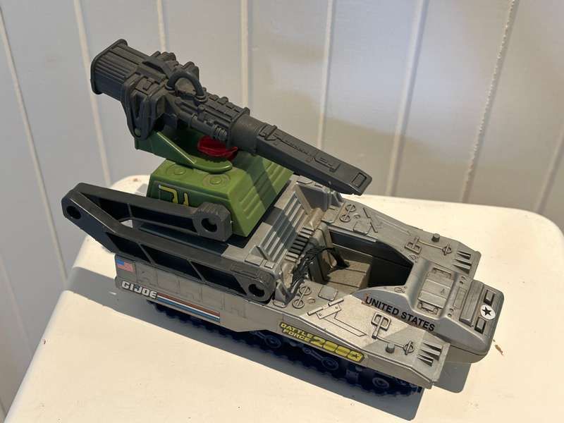 Vintage GI Joe Battleforce 2000 PULVERIZER action figure scale vehicle 1989 eighth series Hasbro