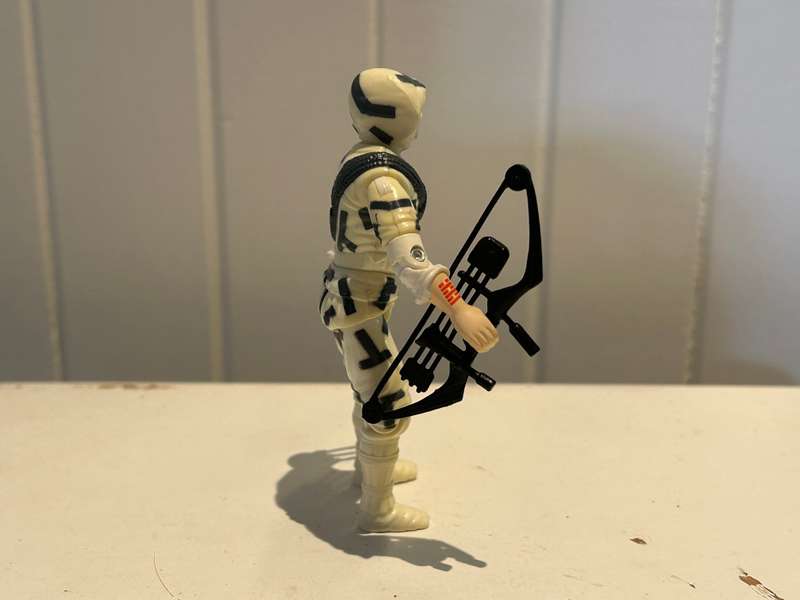 Vintage GI Joe STORM SHADOW version 2 action figure from 1988-89 seventh series by Hasbro Toys
