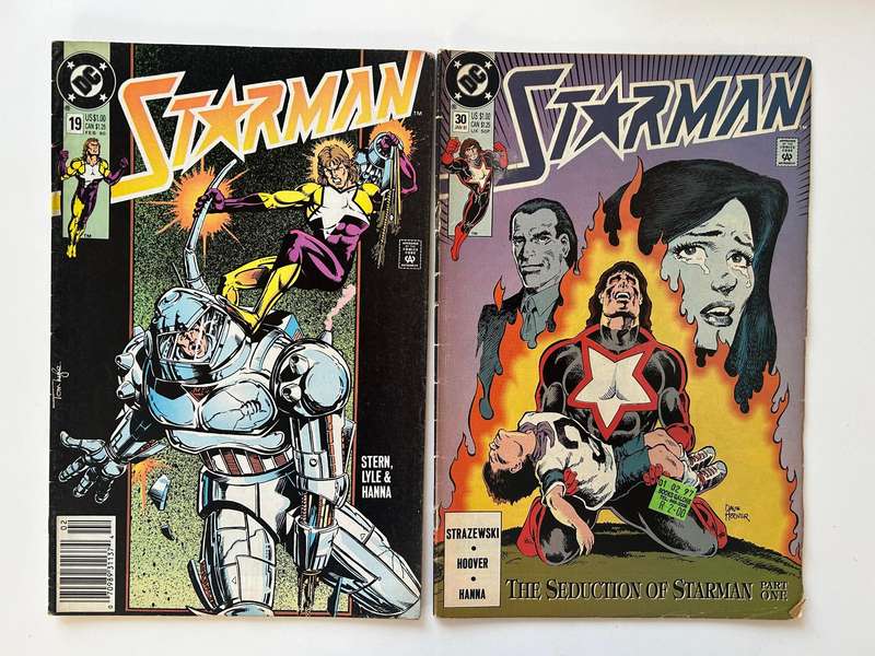 DC Comics STARMAN No: 11, 17, 19, 30 (Jul 1989-Jan 1991)(FN condition)