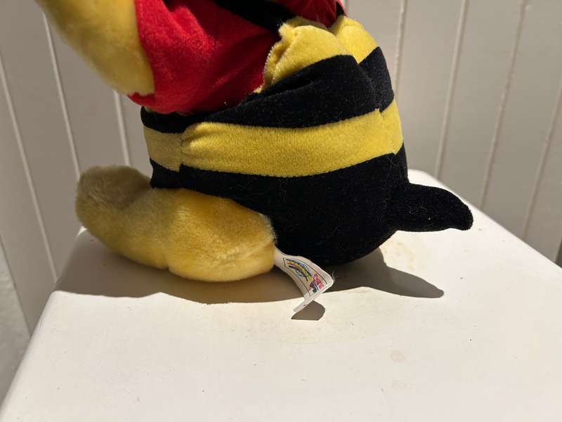 DISNEY WINNIE THE POOH Plush you dressed in his HONEY BEE disguise outfit