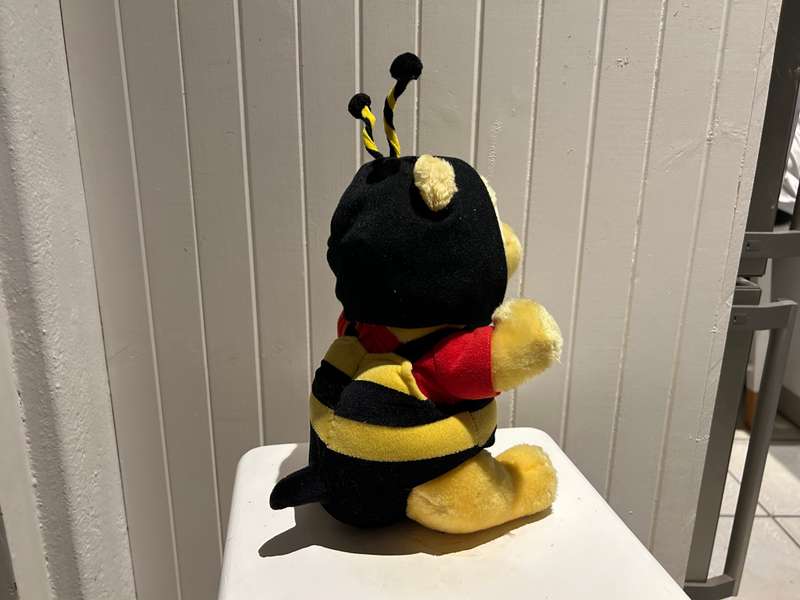 DISNEY WINNIE THE POOH Plush you dressed in his HONEY BEE disguise outfit