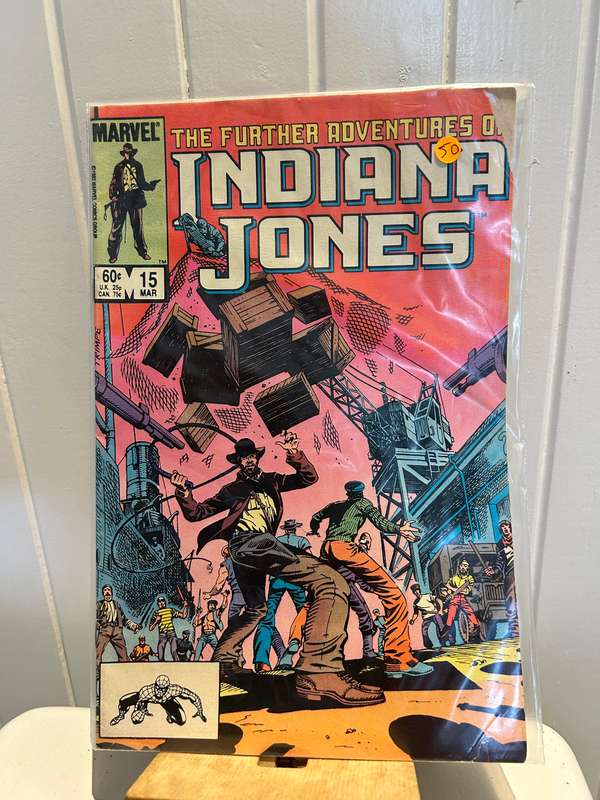 2 x Marvel comics INDIANA JONES no 15 and 22 from 1983