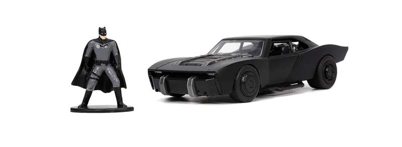 THE BATMAN Movie Figure and 1:32 scale Batmobile boxset - Jada Toys
