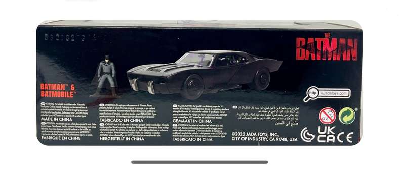 THE BATMAN Movie Figure and 1:32 scale Batmobile boxset - Jada Toys