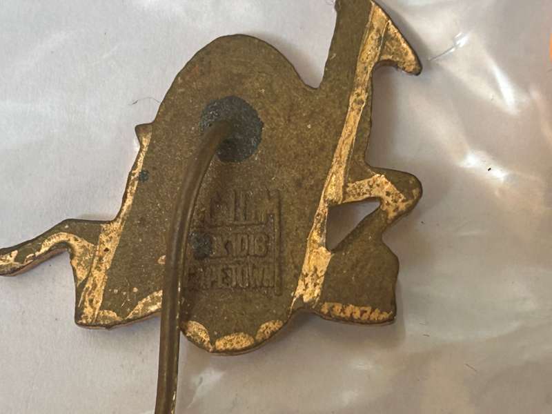 1955 South Africa RUGBY SPRINGBOKS Vs BRITISH LIONS & AUSTRALIAN TOUR Supporters metal Pins
