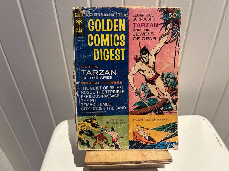 TARZAN of the APES Silver & Bronze age Goldkeye Comics lot of 17 comics