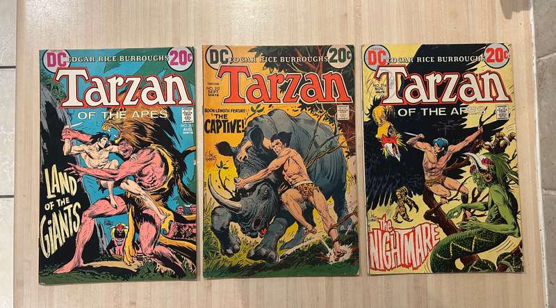 TARZAN of the APES Bronze age DC Comics lot of 20 comics