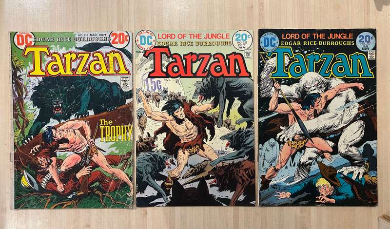 TARZAN of the APES Bronze age DC Comics lot of 20 comics