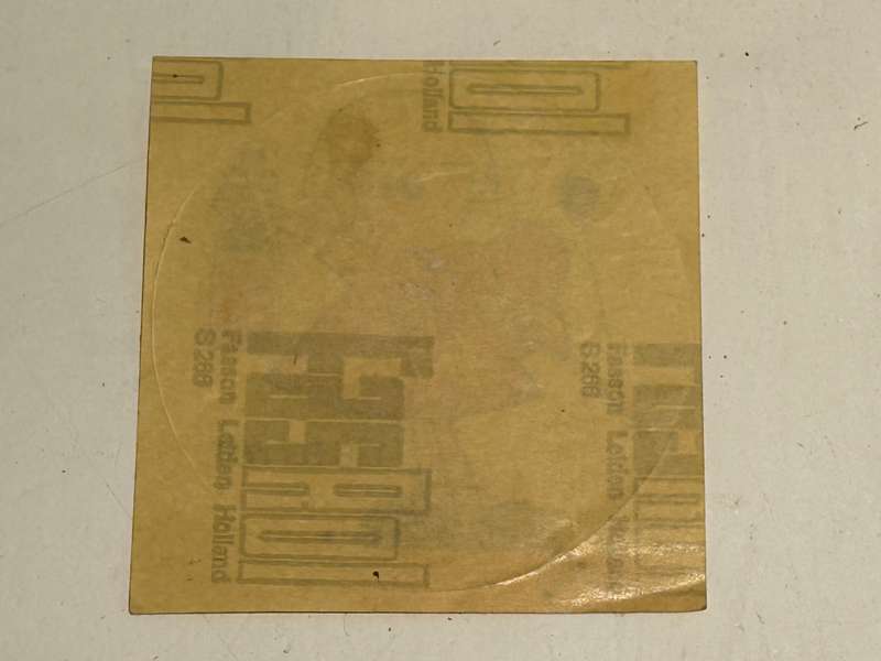 A rare Genuine South African Coca Cola company 1968 FANTA Russell DINGBAT DING BAT Promo Sticker