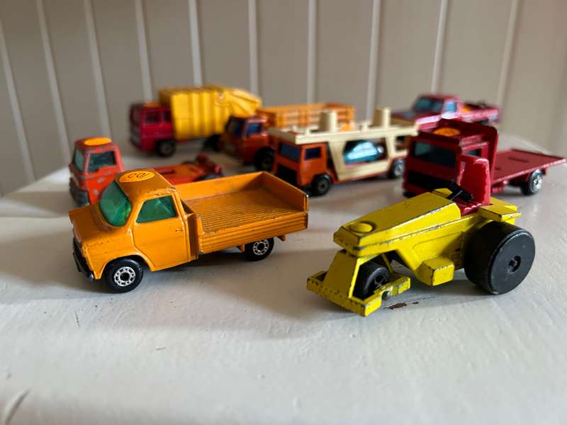 Lot of Vintage 1970s Matchbox LESNEY Superfast diecast cars - 1:64 scale