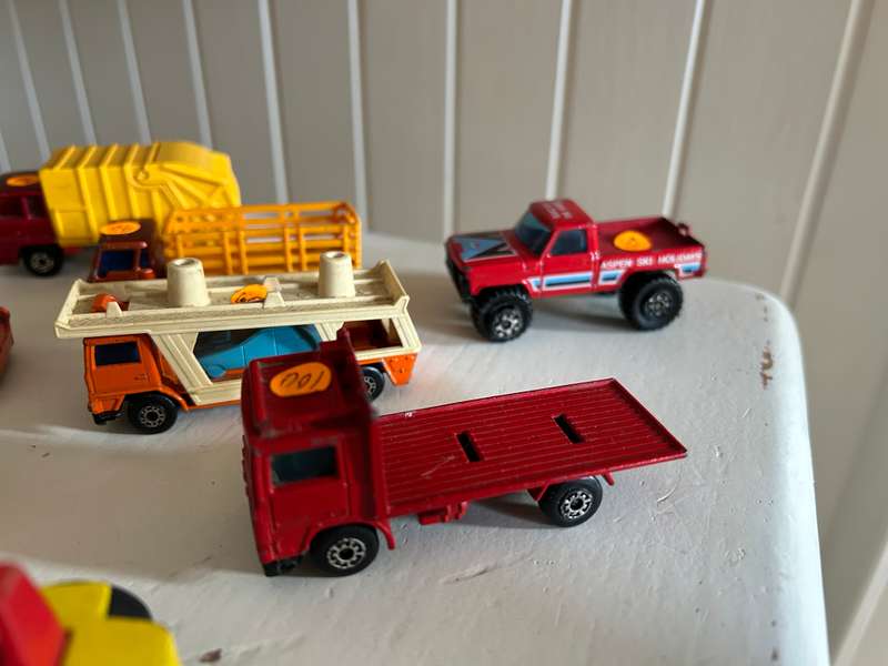 Lot of Vintage 1970s Matchbox LESNEY Superfast diecast cars - 1:64 scale