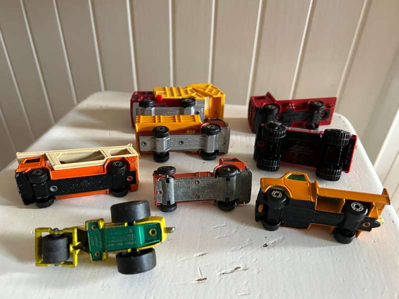 Lot of Vintage 1970s Matchbox LESNEY Superfast diecast cars - 1:64 scale
