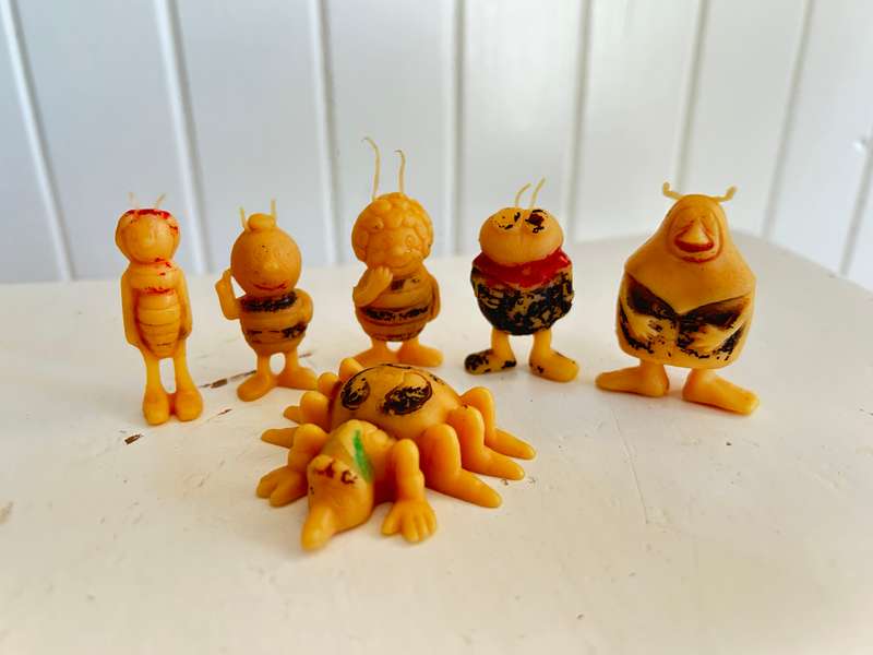 1982 Lucky Packet vintage MAYA THE BEE mini figures
