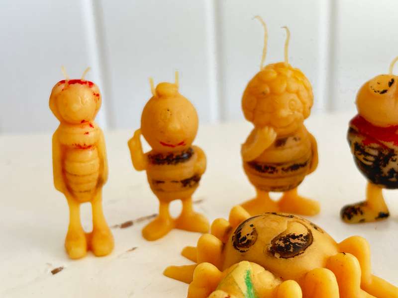 1982 Lucky Packet vintage MAYA THE BEE mini figures