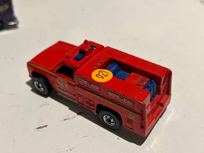 Hotwheels EMERGENCY VEHICLE diecast by Hotwheels 1974