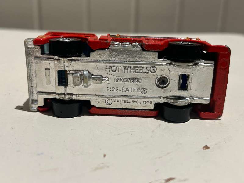 Hotwheels FIRE EATER diecast by Hotwheels 1976 1:64 scale Mattel Toys