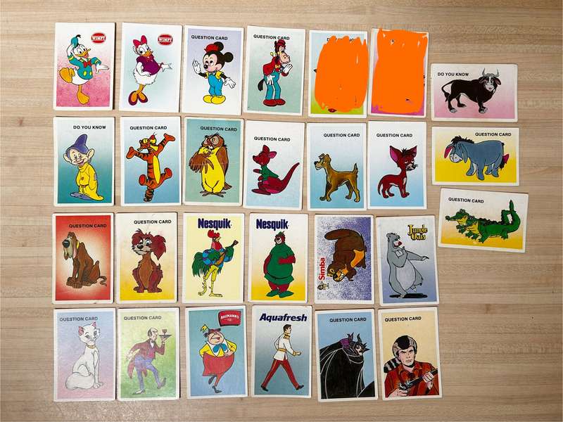 Colin Penn South Africa It`s Disneyi 83 1983 lot of 25 cards