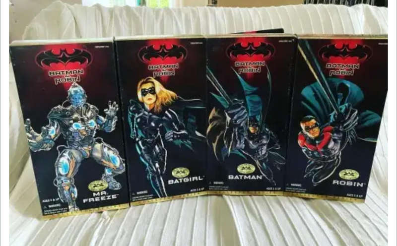 Batman And Robin 1997 Movie 12 inch action figure collection by Kenner Toys