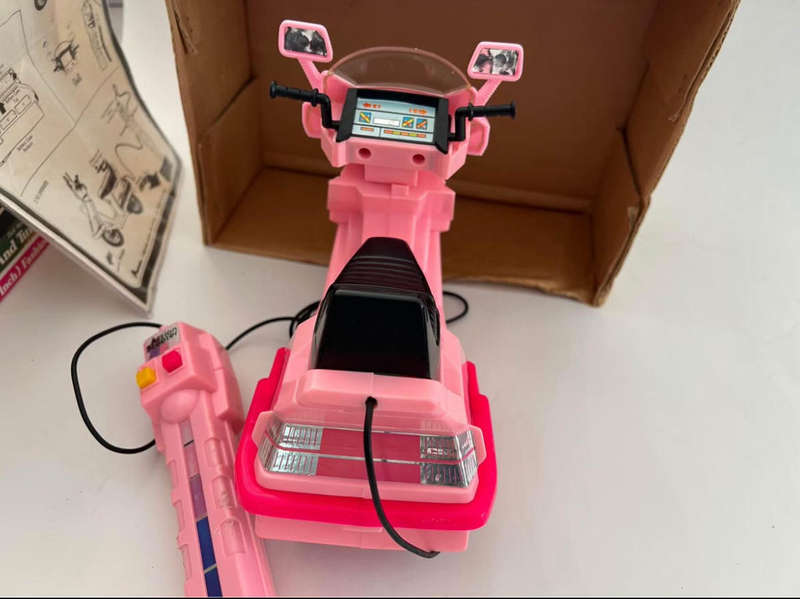 Vintage 1980s Barbie Doll style REMOTE CONTROL ACTION SCOOTER mint in box