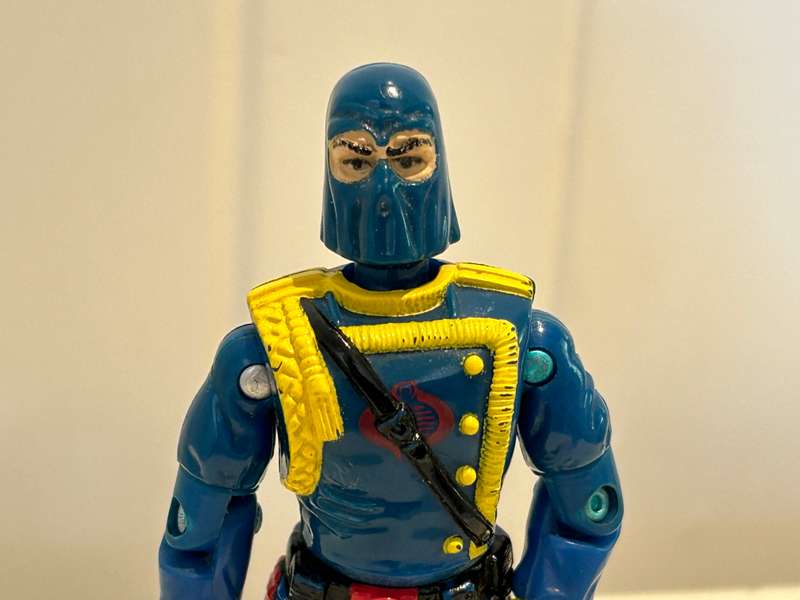 Vintage GI JOE action figure COBRA COMMANDER from 1992 by Hasbro
